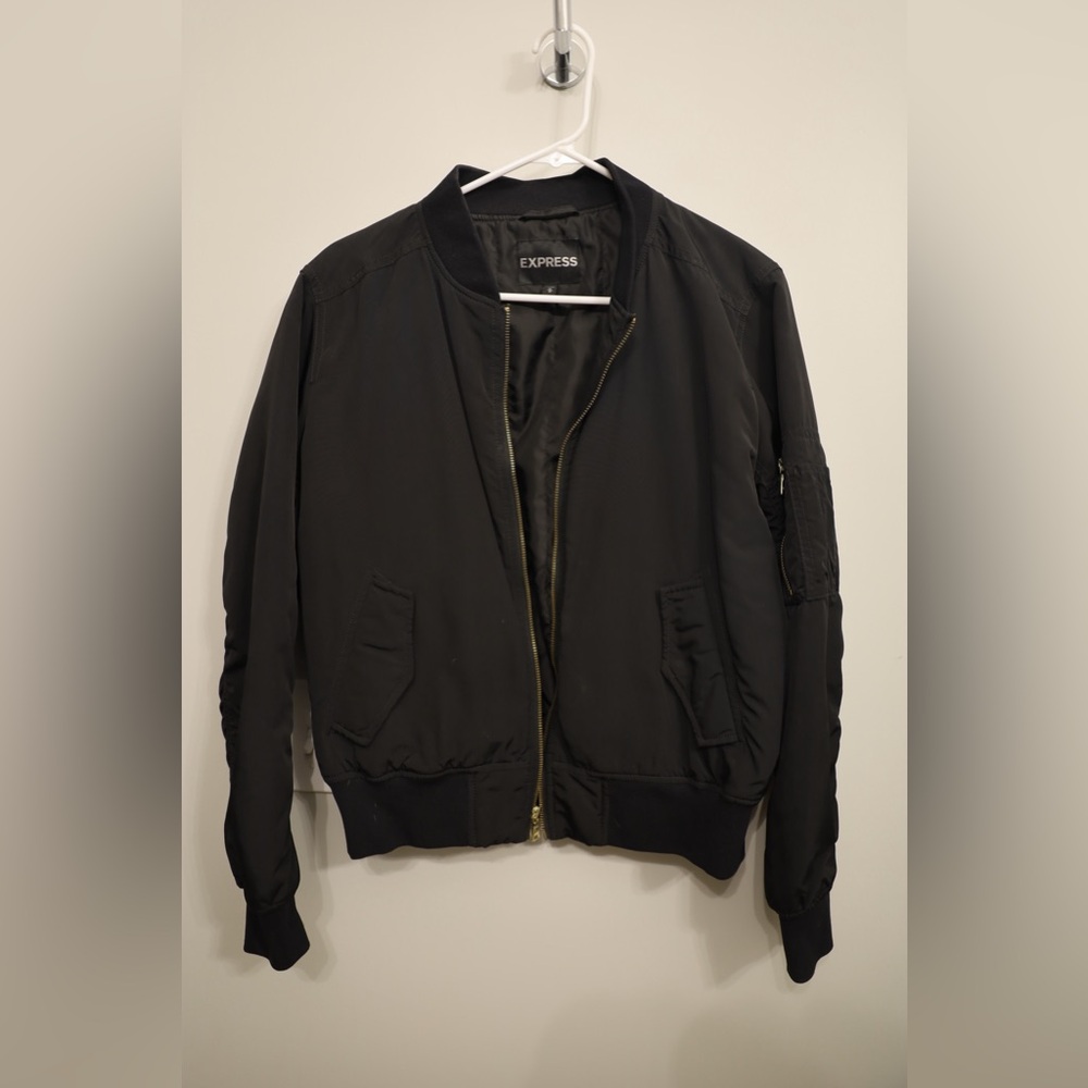 Express bomber jacket - black - medium